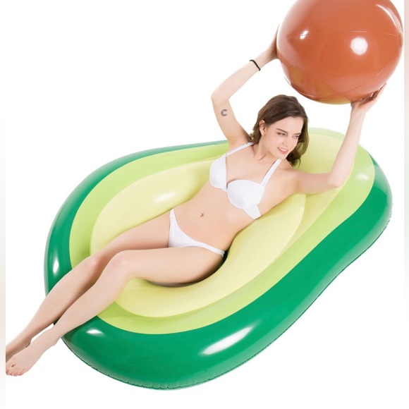 Inflatable Avocado Pool Float- Large - Picture 1 of 6